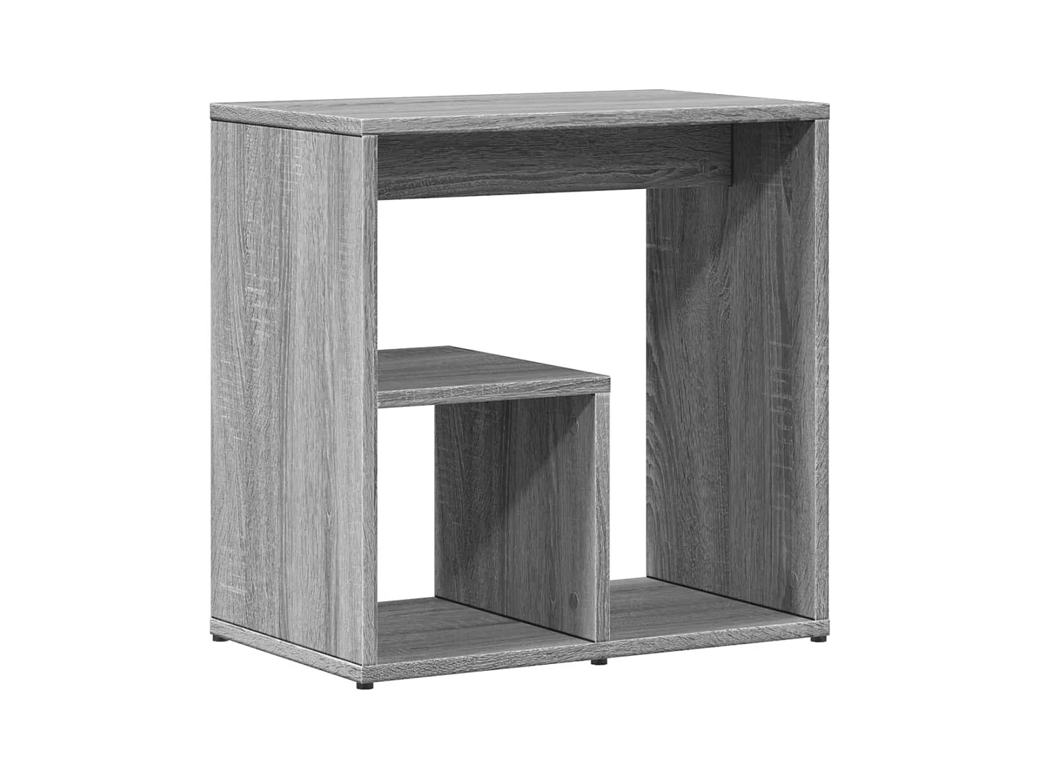 Tables d'appoint 2 pcs sonoma gris 50x30x50cm bois d'ingénierie