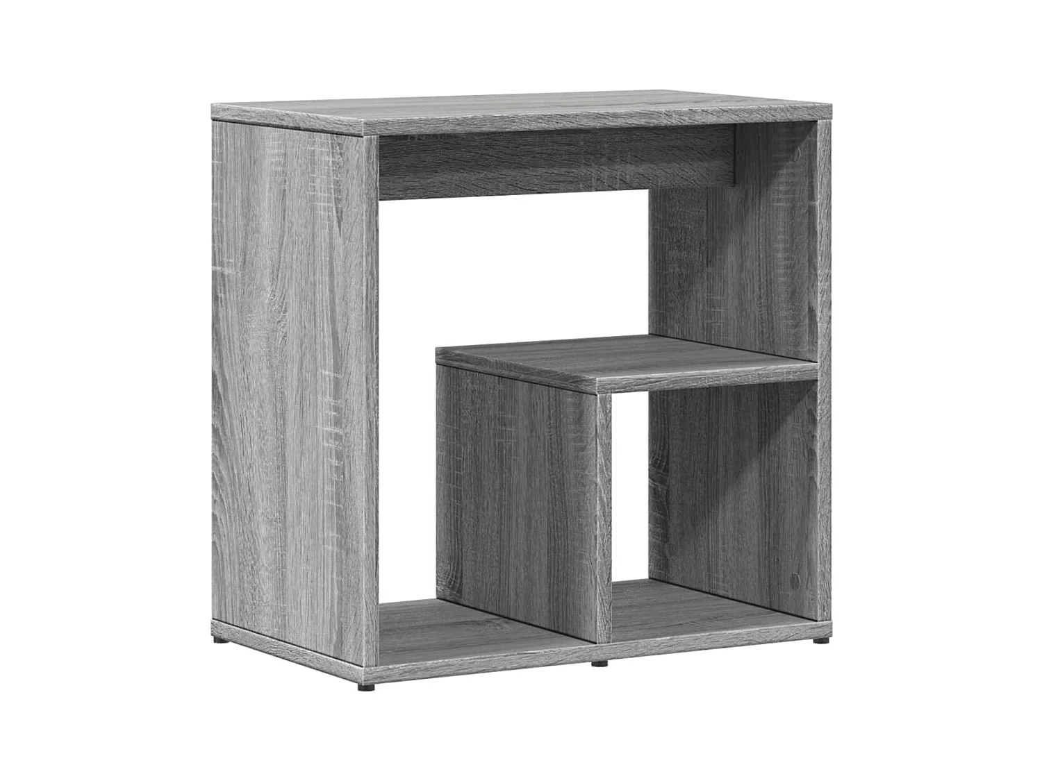Tables d'appoint 2 pcs sonoma gris 50x30x50cm bois d'ingénierie