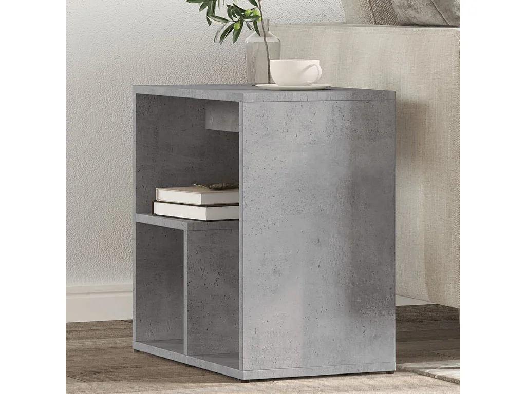 Beistelltisch Betongrau 50x30x50 cm Holzwerkstoff