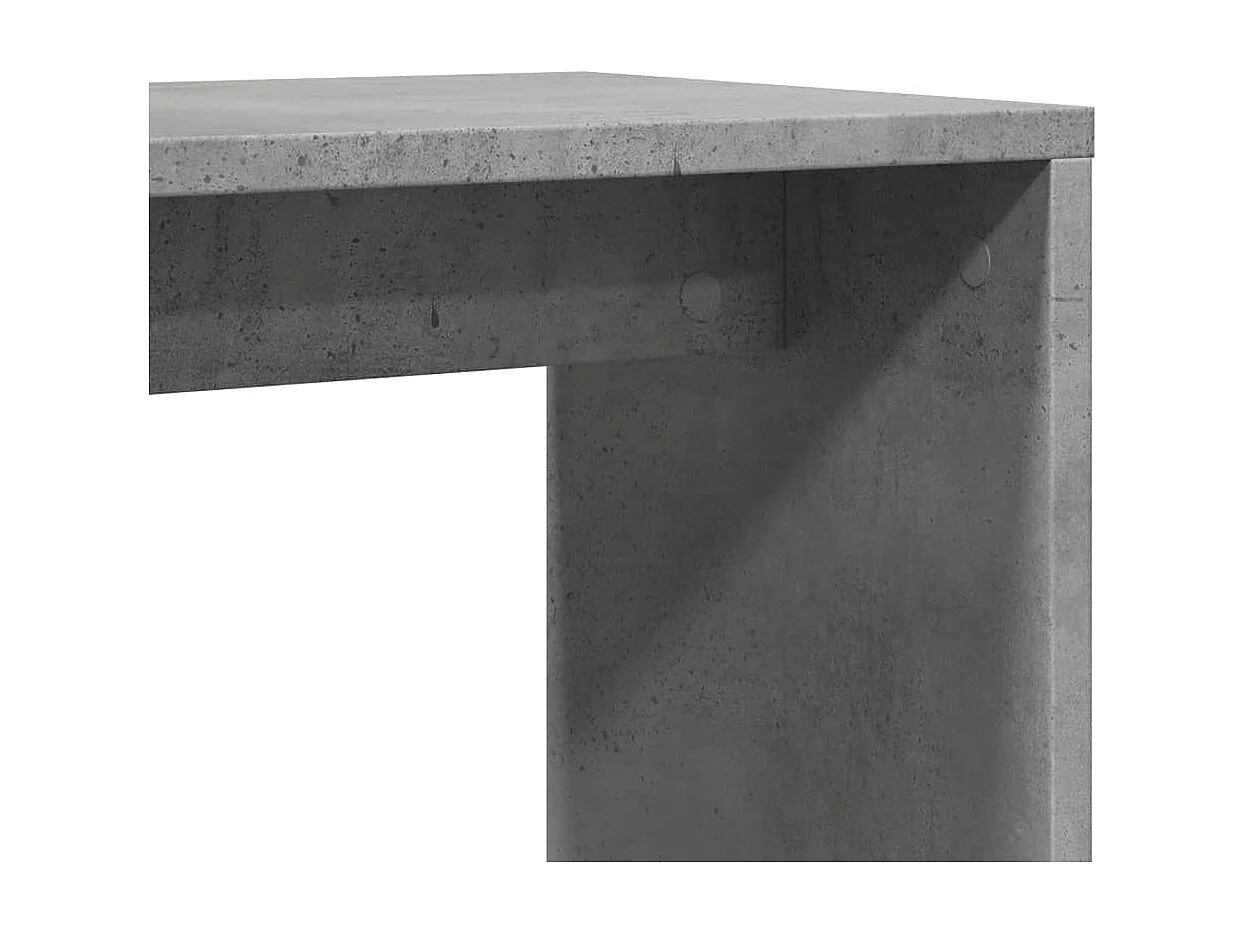 Beistelltisch Betongrau 50x30x50 cm Holzwerkstoff