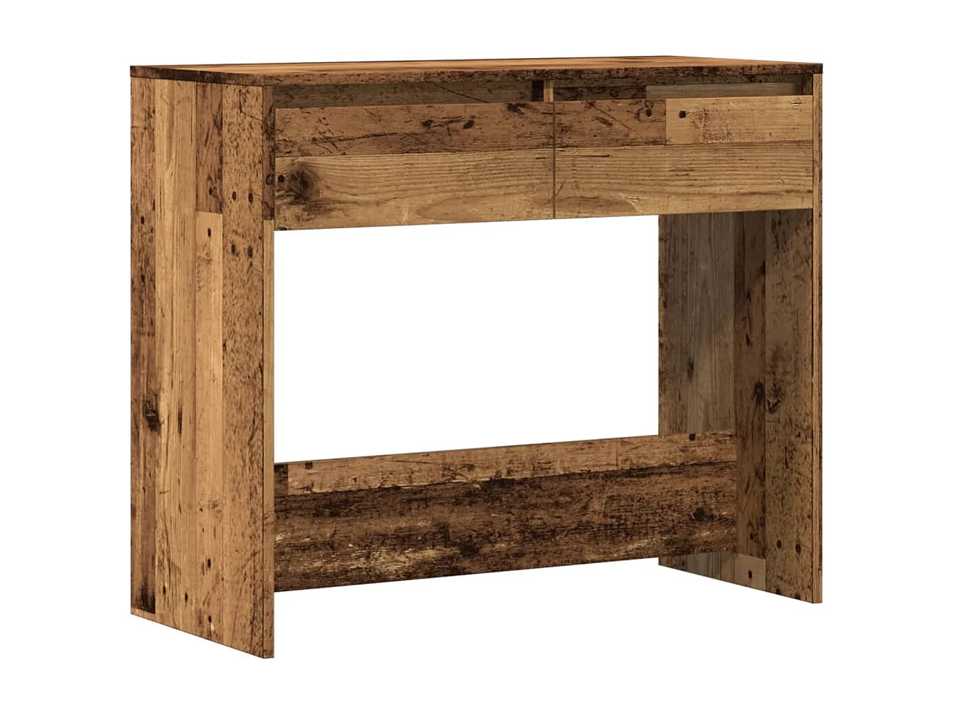 Table console vieux bois 89x41x76,5 cm bois d'ingénierie