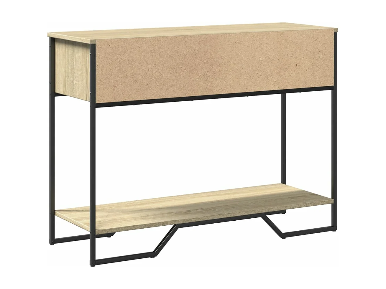 Consolle in rovere Sonoma 100x35x74,5 cm in derivati del legno