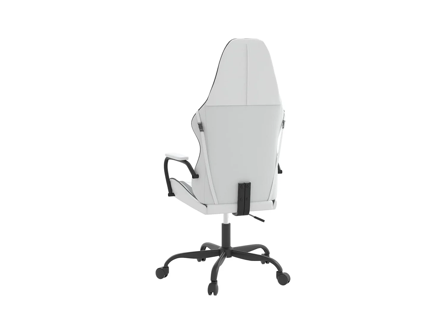 Chaise de jeu Blanc et noir Similicuir