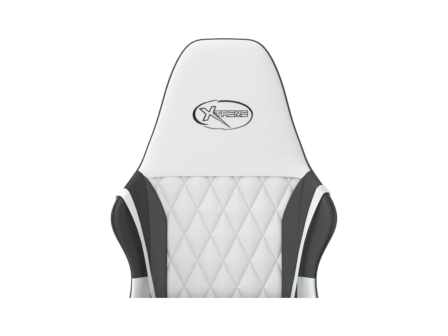 Chaise de jeu Blanc et noir Similicuir