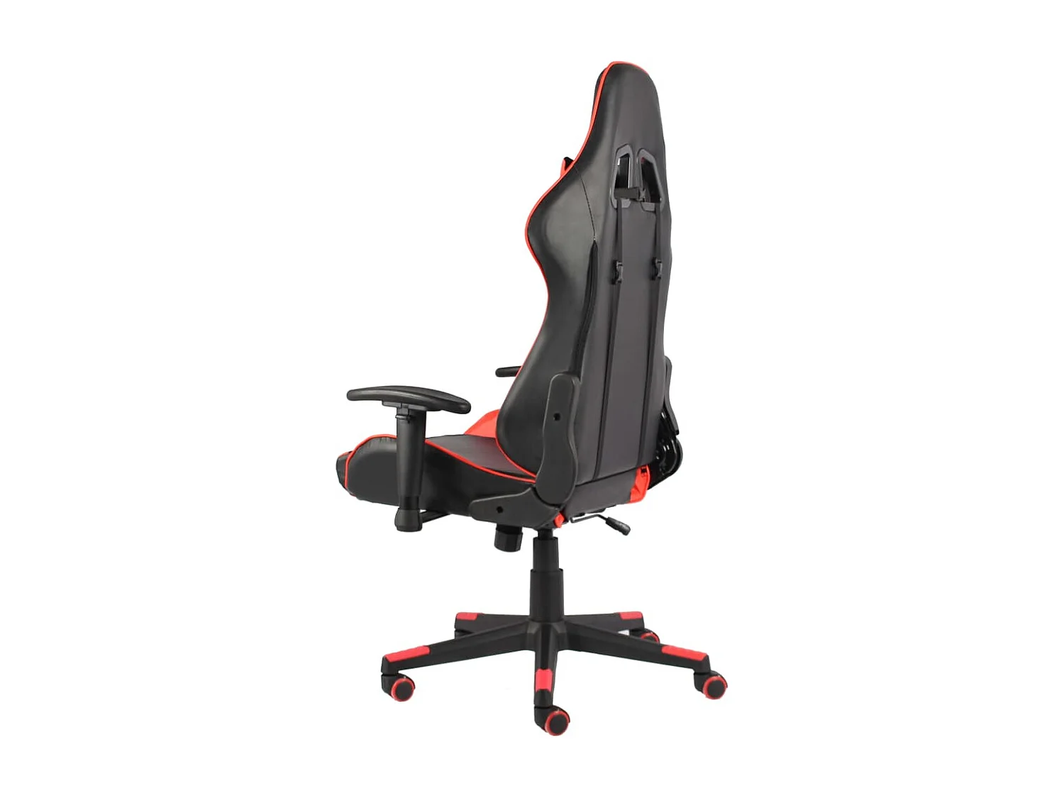 Silla gaming giratoria PVC rojo