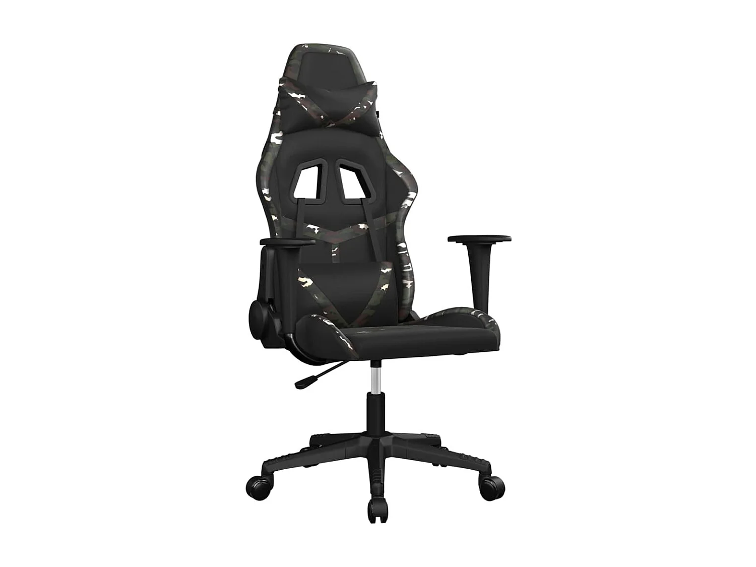 Silla gaming Negro y camuflaje Polipiel