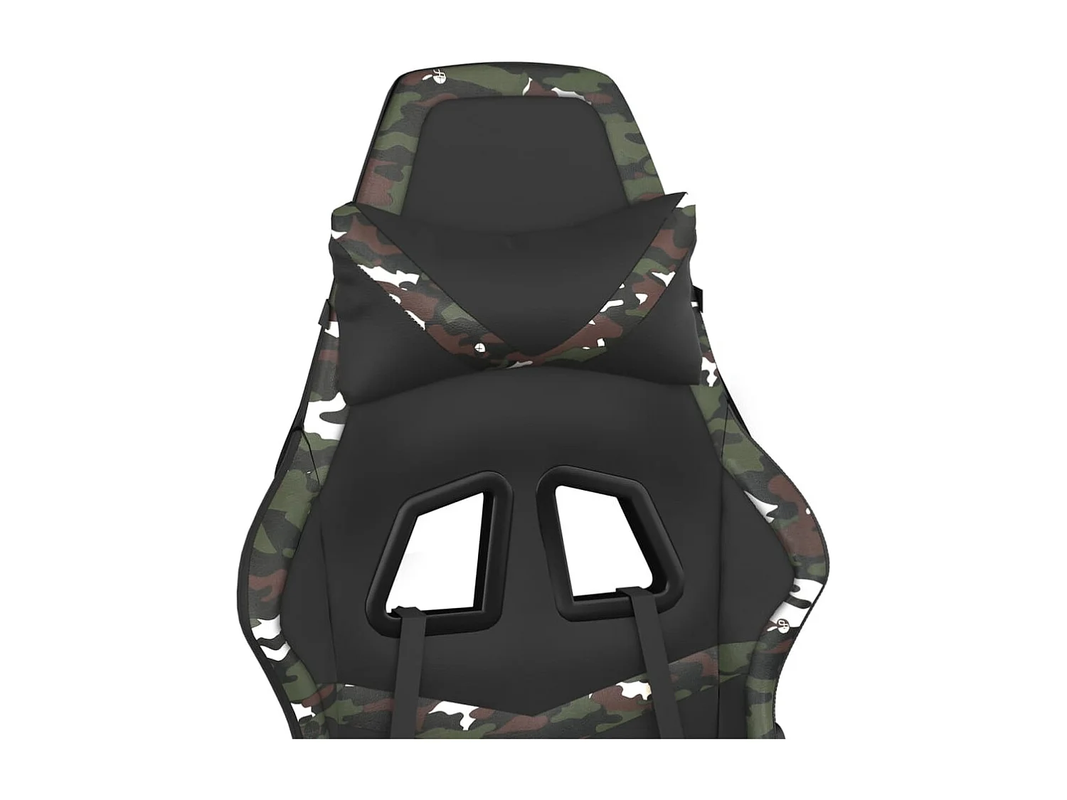 Silla gaming Negro y camuflaje Polipiel