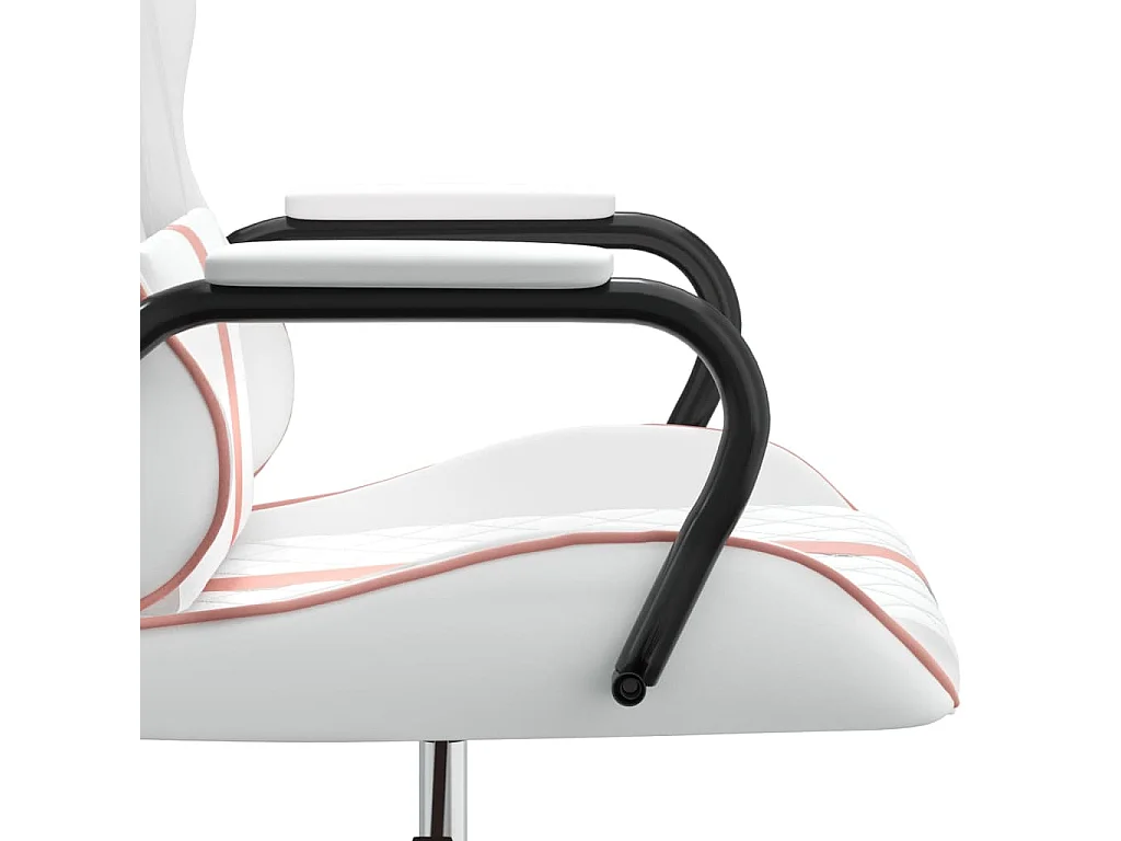 Chaise de jeu Blanc et rose Similicuir