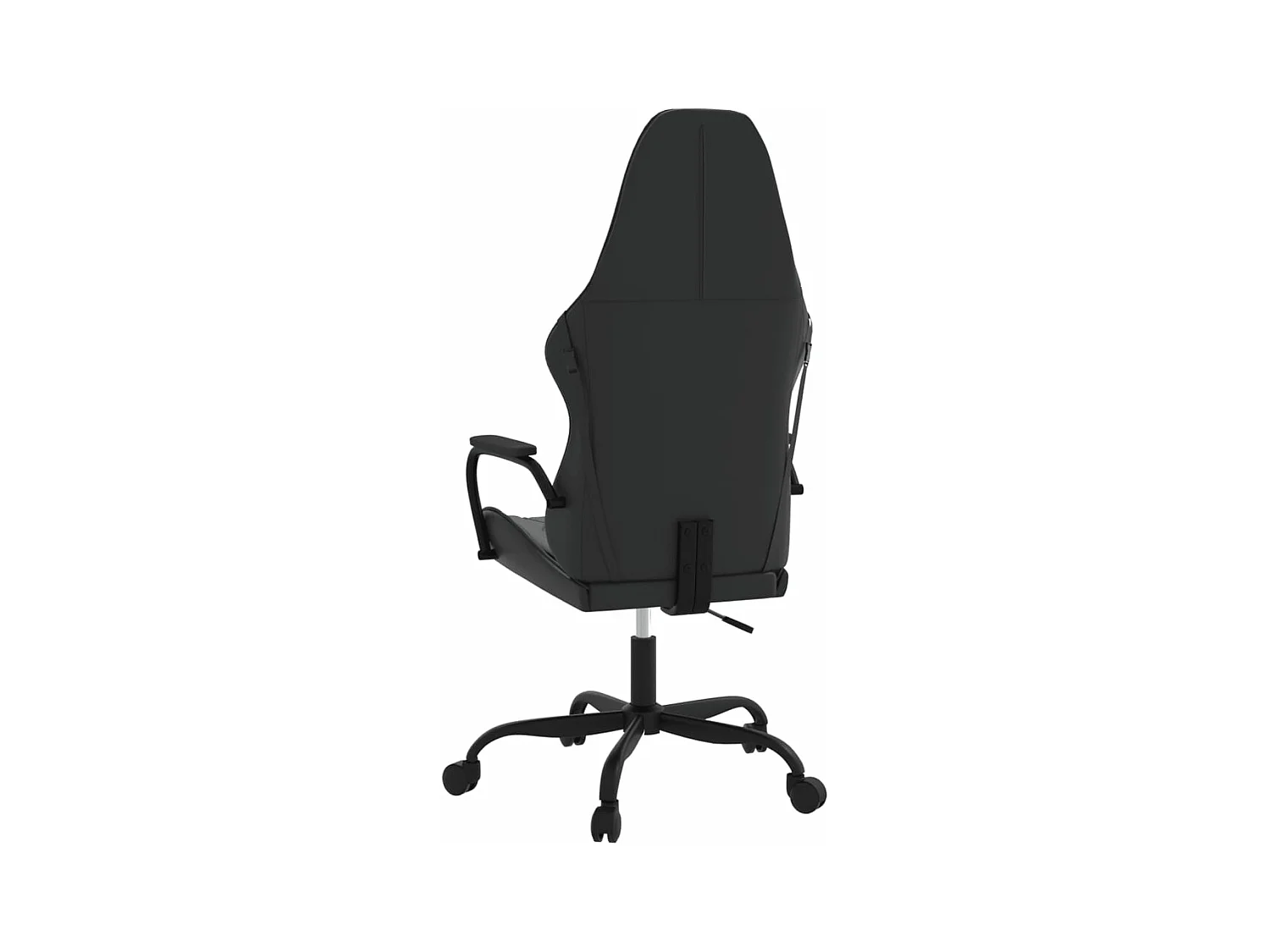 Chaise de jeu de massage noir similicuir