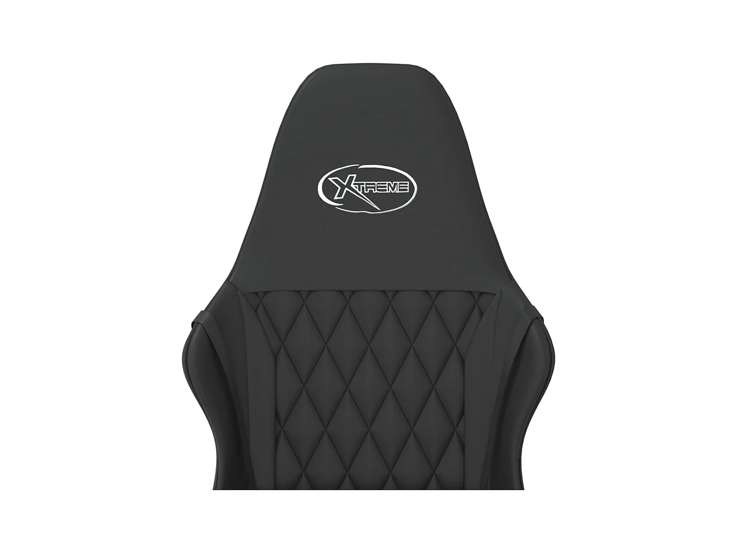 Chaise de jeu de massage noir similicuir