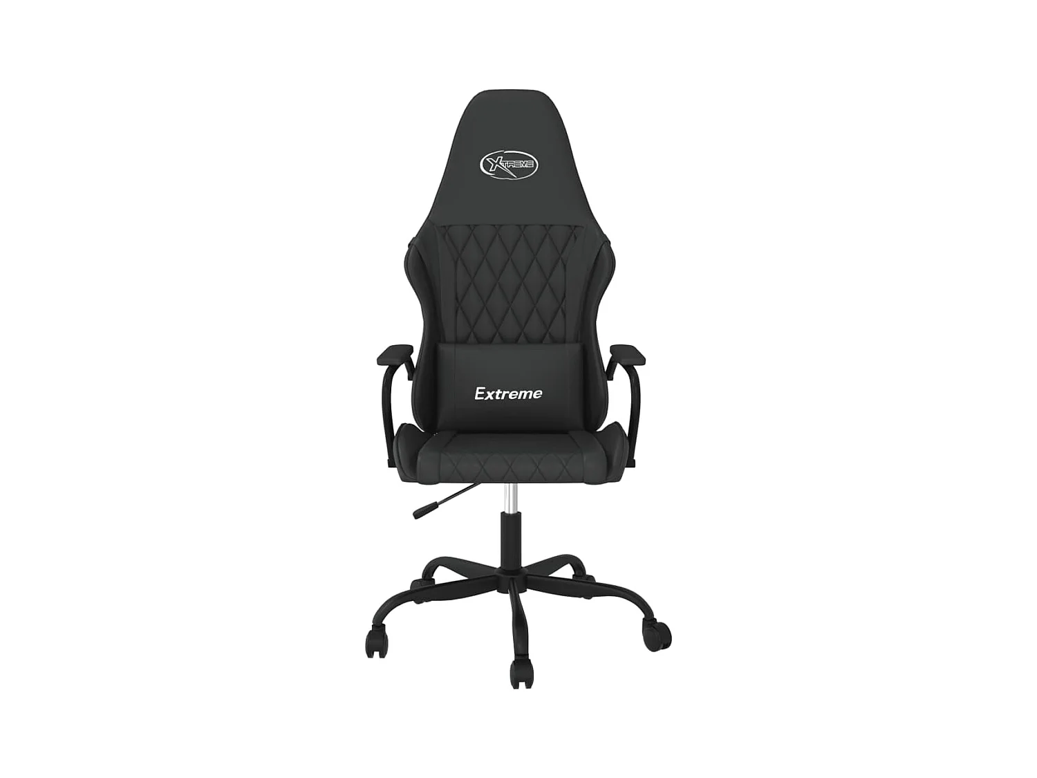 Chaise de jeu de massage noir similicuir