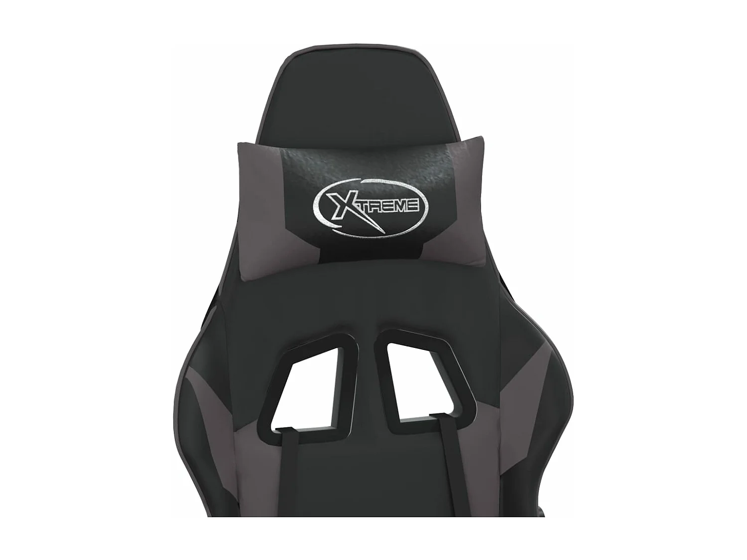 Silla gaming Polipiel negra y gris