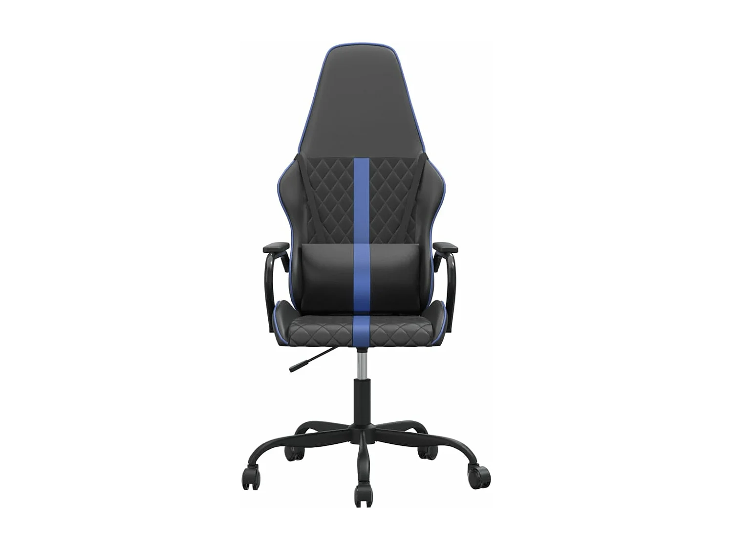 Chaise de jeu Noir et bleu Similicuir