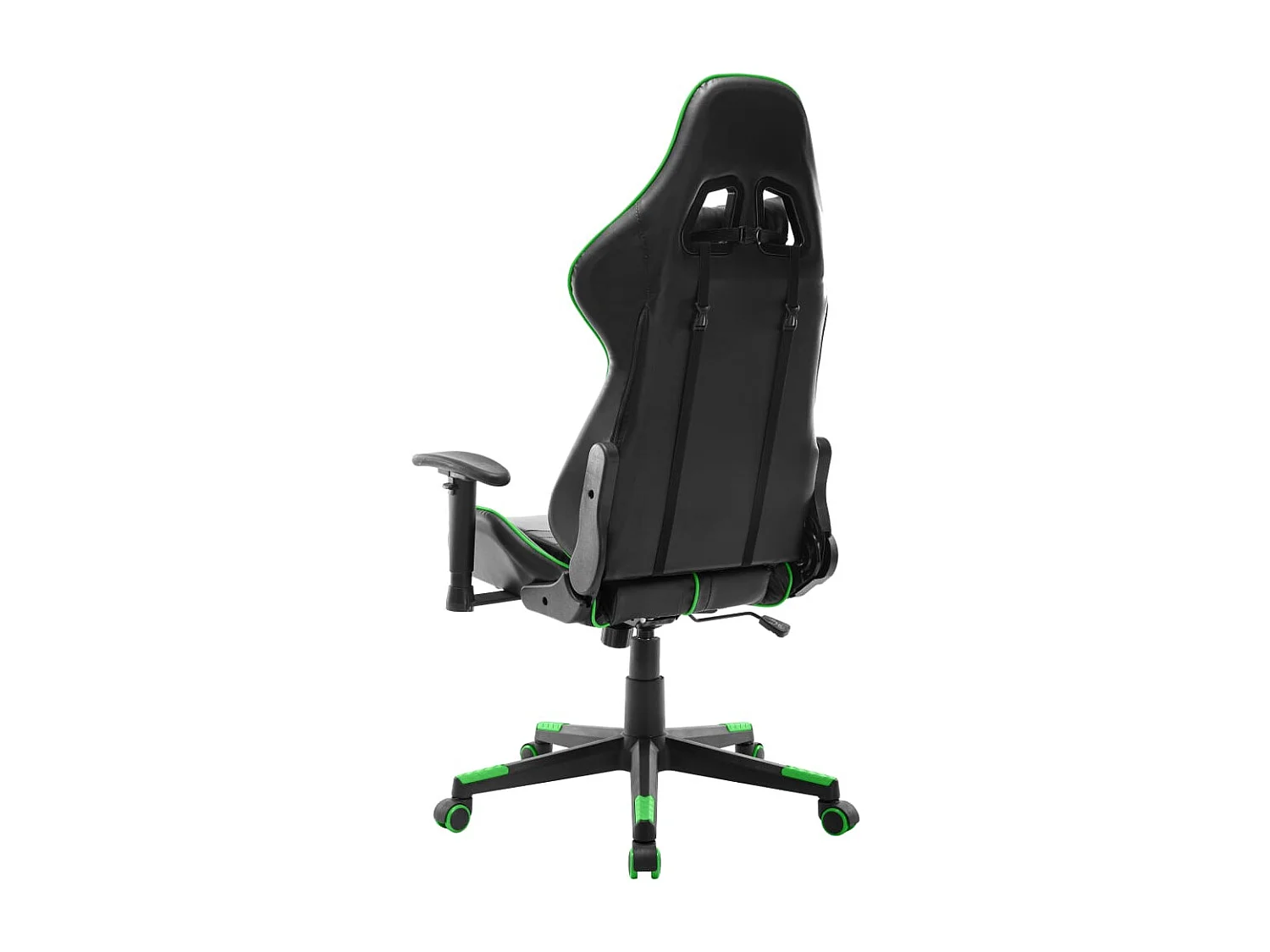 Sedia da gaming Pelle artificiale nera e verde
