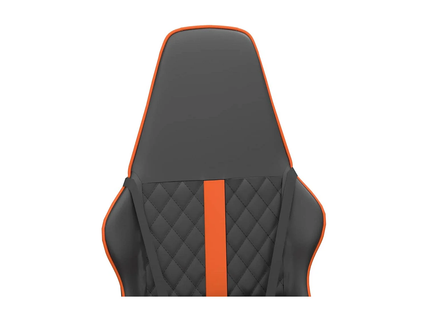 Chaise de jeu Noir et orange Similicuir