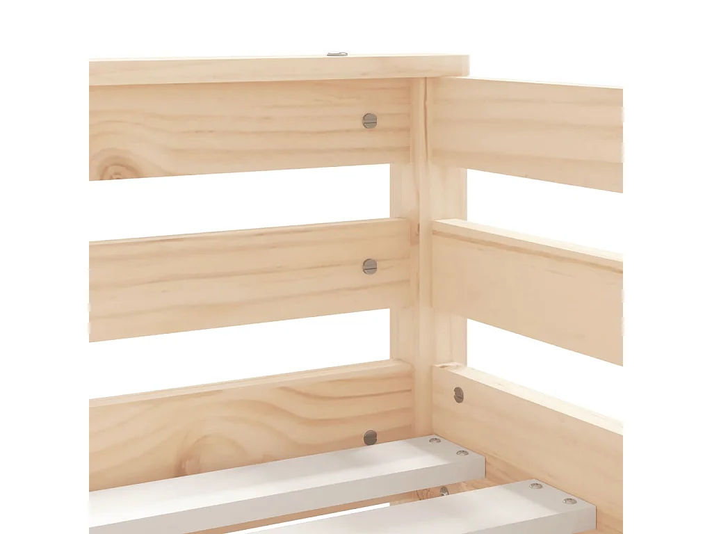 Struttura letto per bambini con cassetti 70x140 cm in legno di pino massiccio