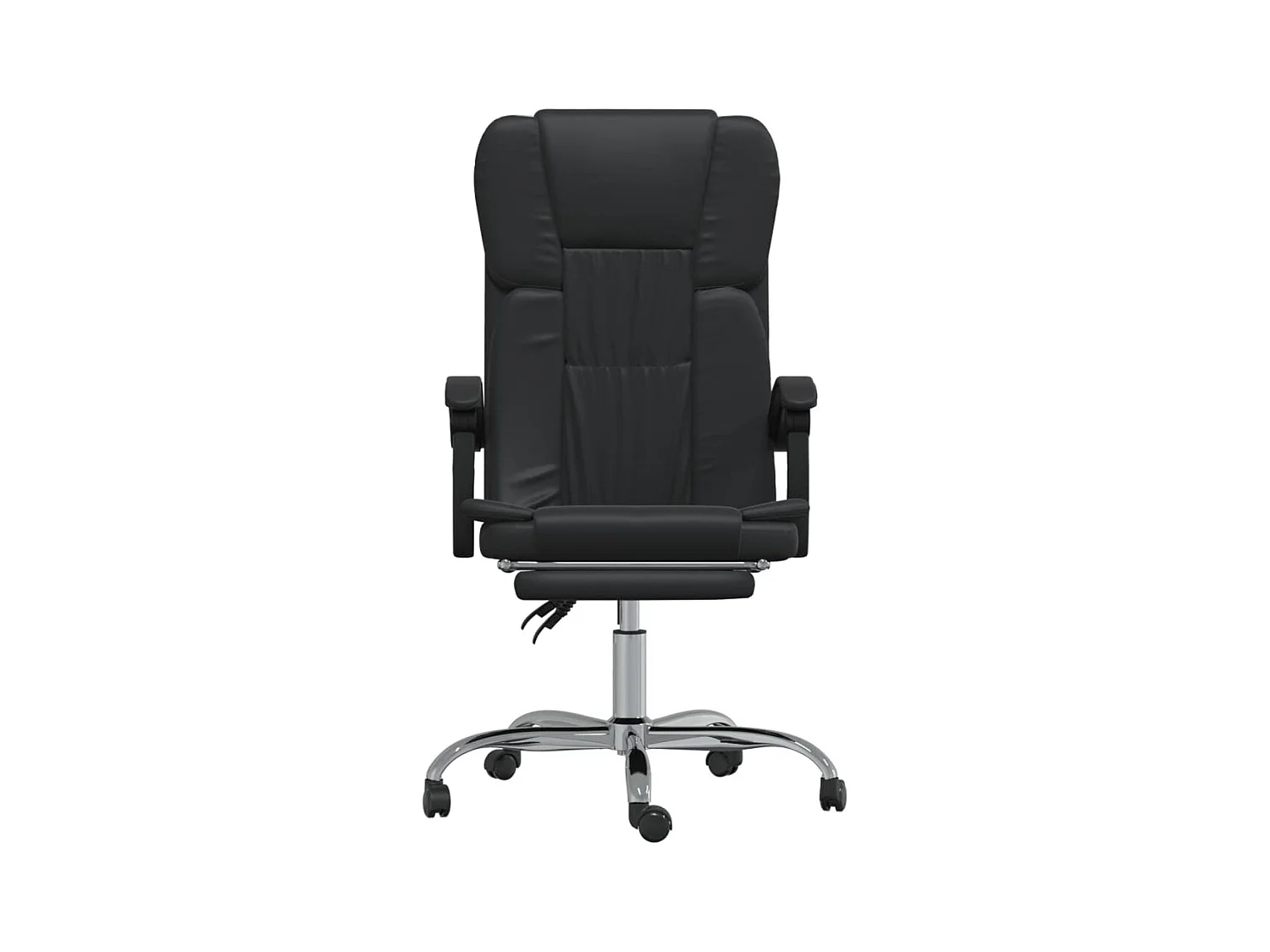 Fauteuil inclinable de bureau Noir Similicuir
