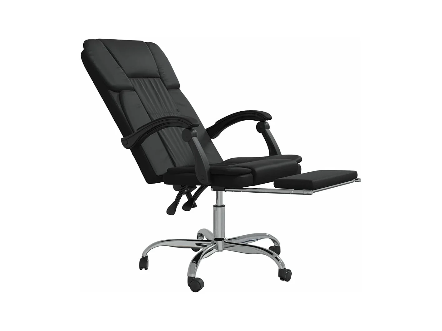 Fauteuil inclinable de bureau Noir Similicuir