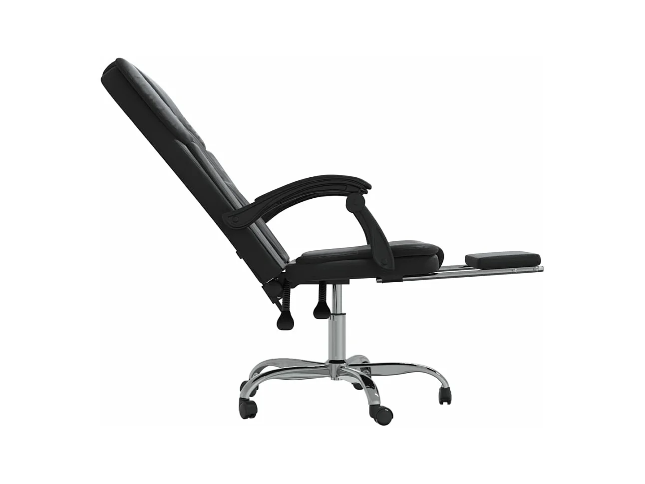 Fauteuil inclinable de bureau Noir Similicuir