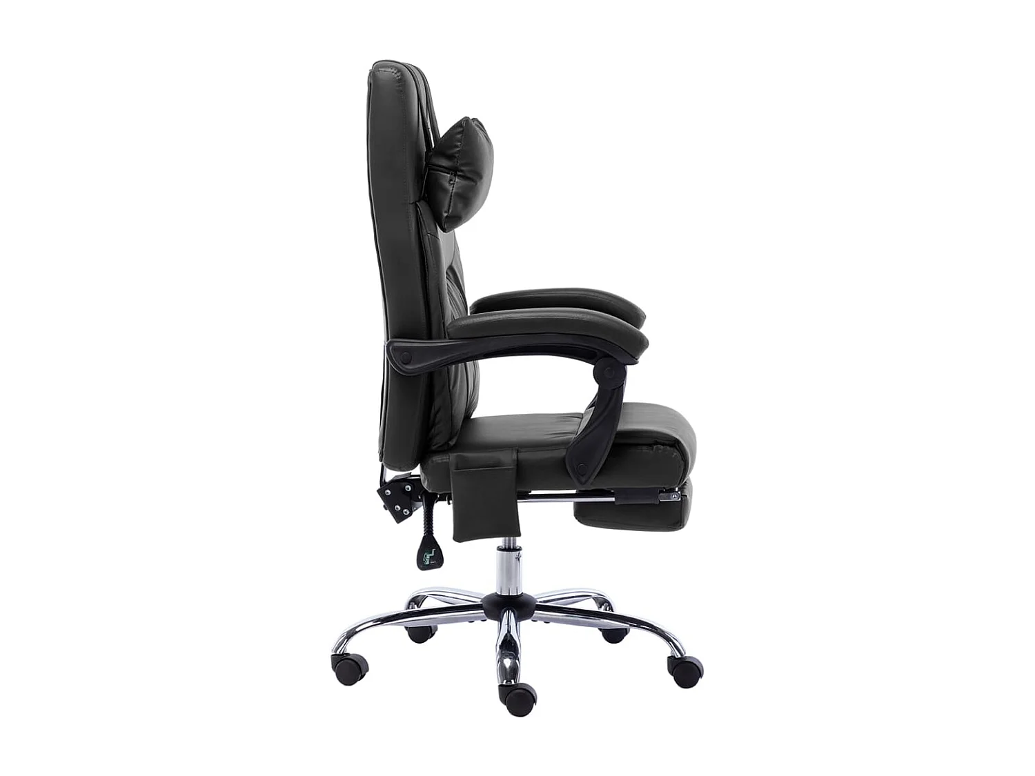 Chaise de bureau de massage Noir Similicuir