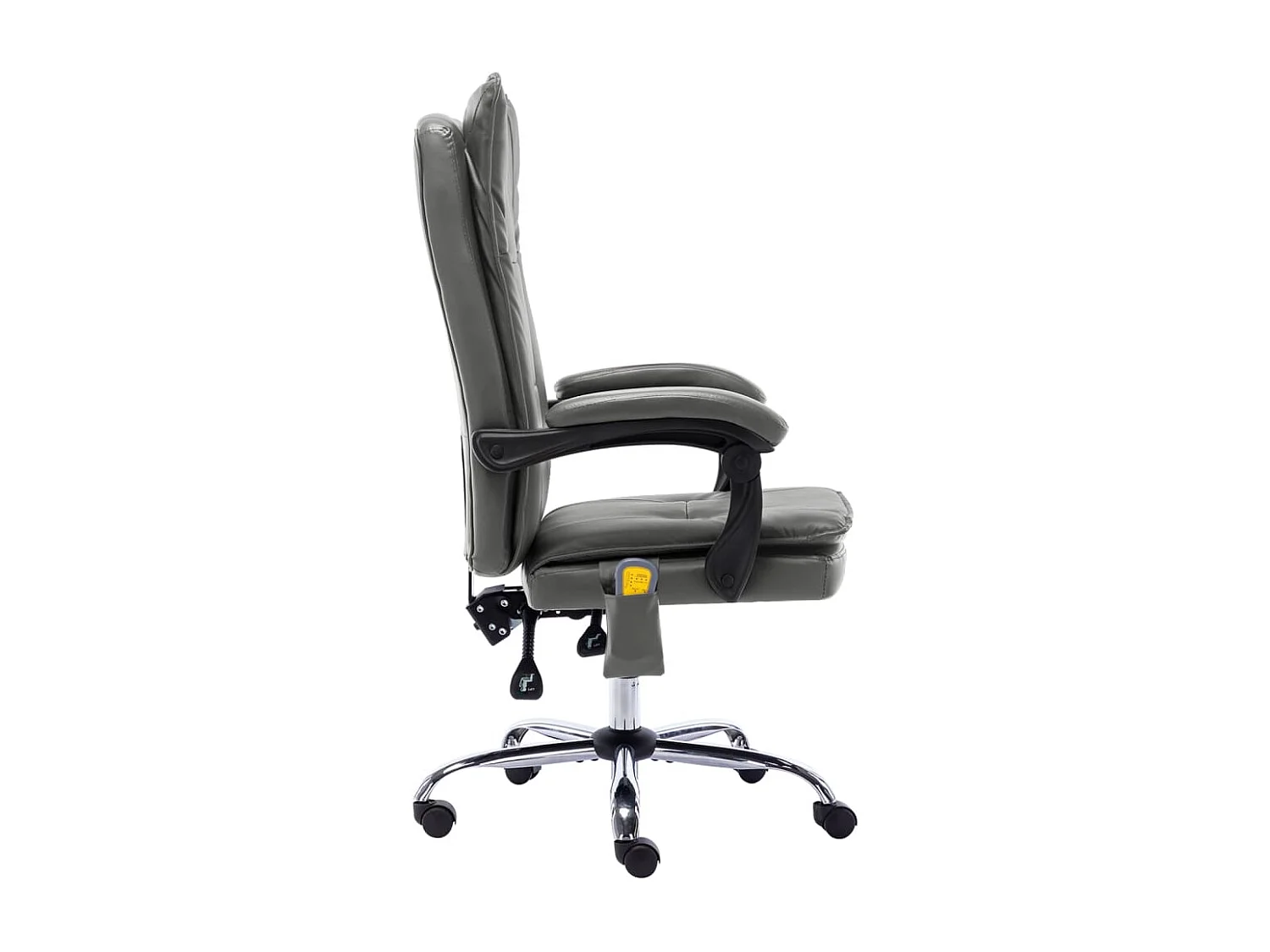 Chaise de bureau de massage Anthracite Similicuir