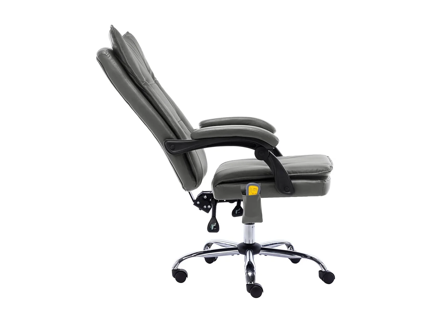 Chaise de bureau de massage Anthracite Similicuir