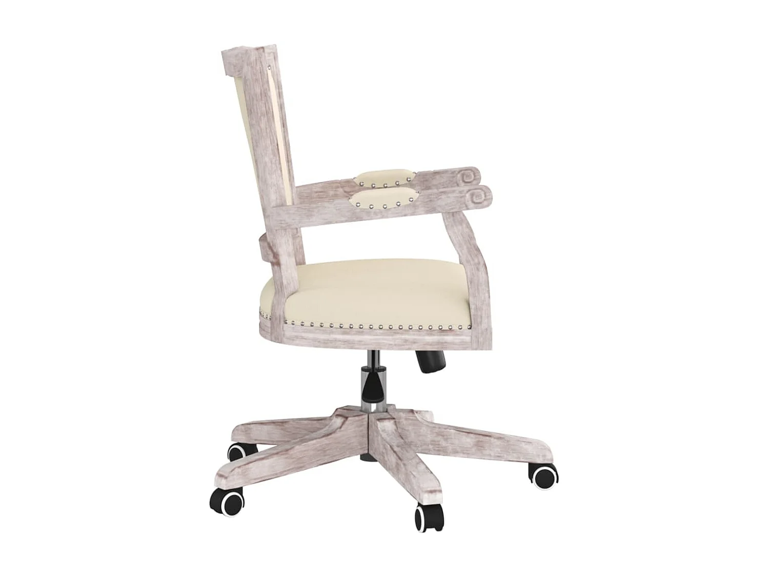 Chaise de bureau pivotante lin