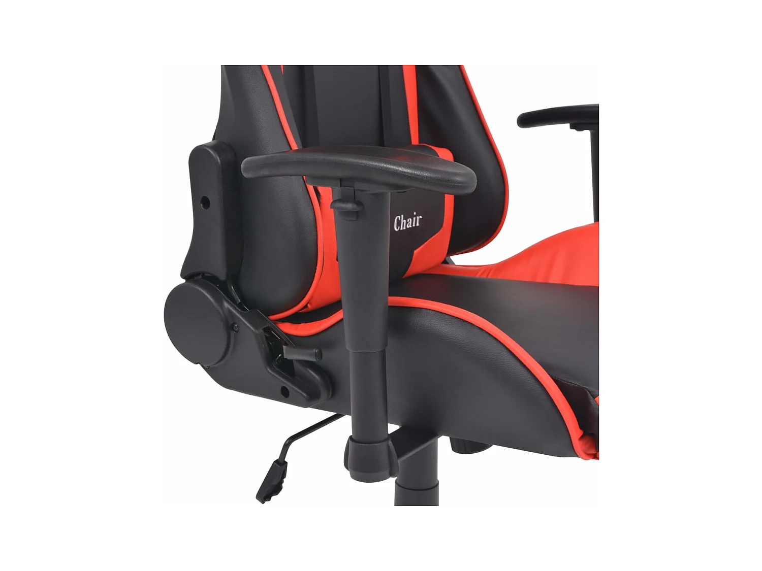 Chaise de bureau inclinable Cuir artificiel Rouge