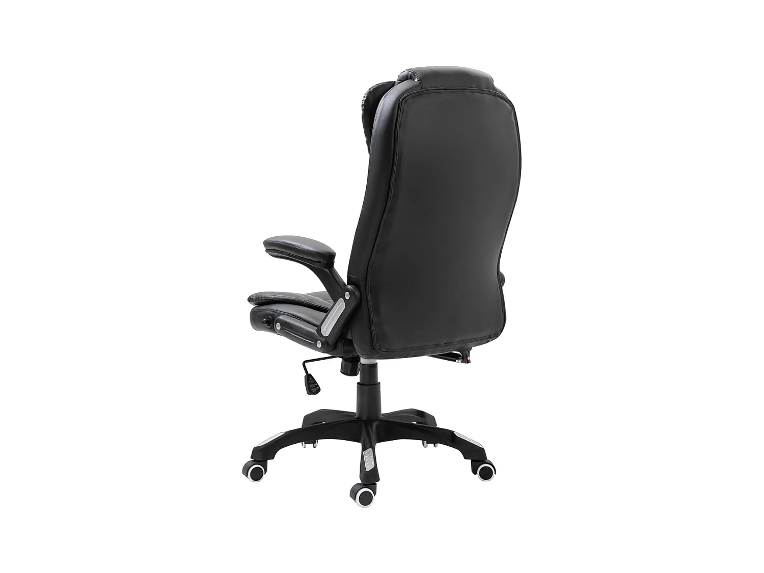 Sedia da ufficio in ecopelle nera