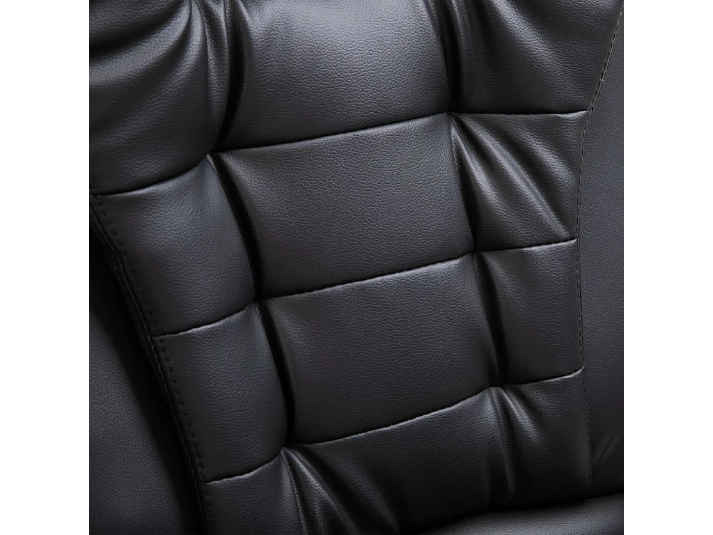 Chaise de bureau Noir Similicuir