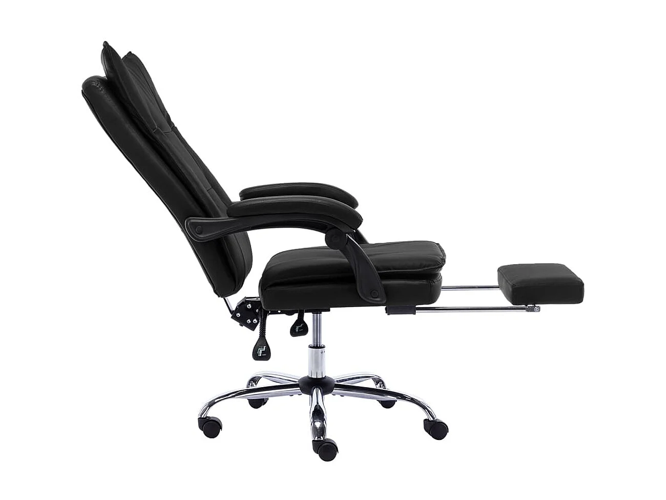 Chaise de bureau Noir Similicuir