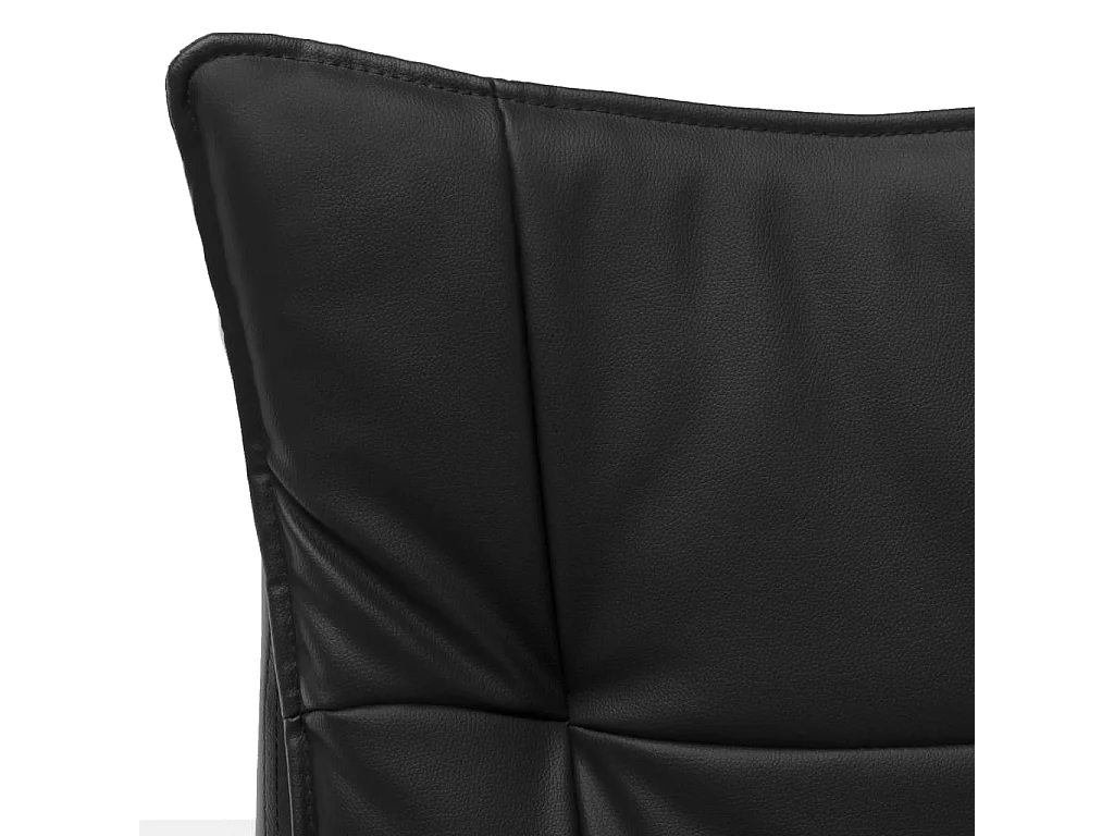 Chaise de bureau Noir Similicuir