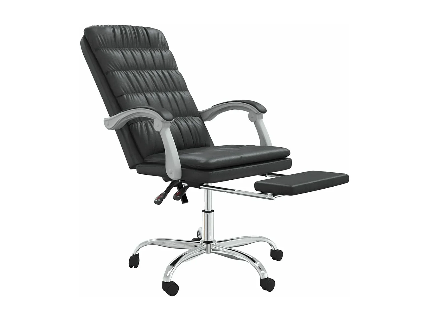 Fauteuil inclinable de bureau Noir Similicuir