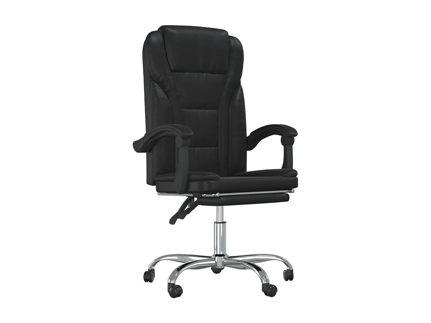 Fauteuil inclinable de bureau Noir Similicuir