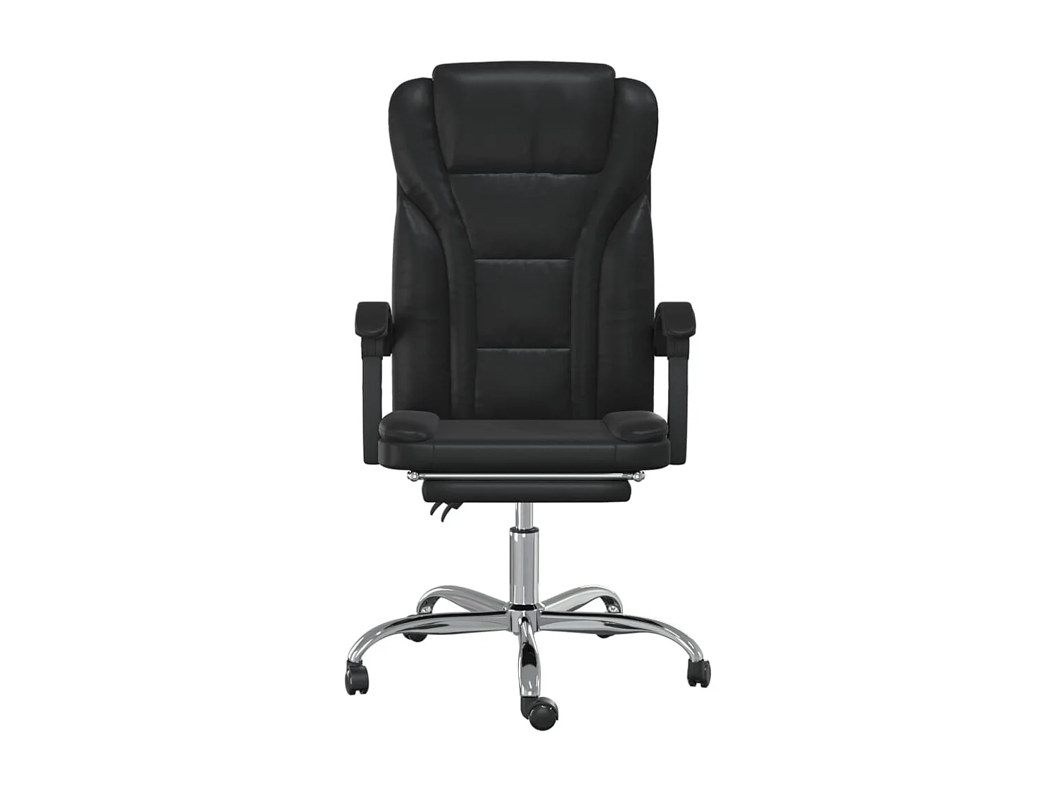 Fauteuil inclinable de bureau Noir Similicuir