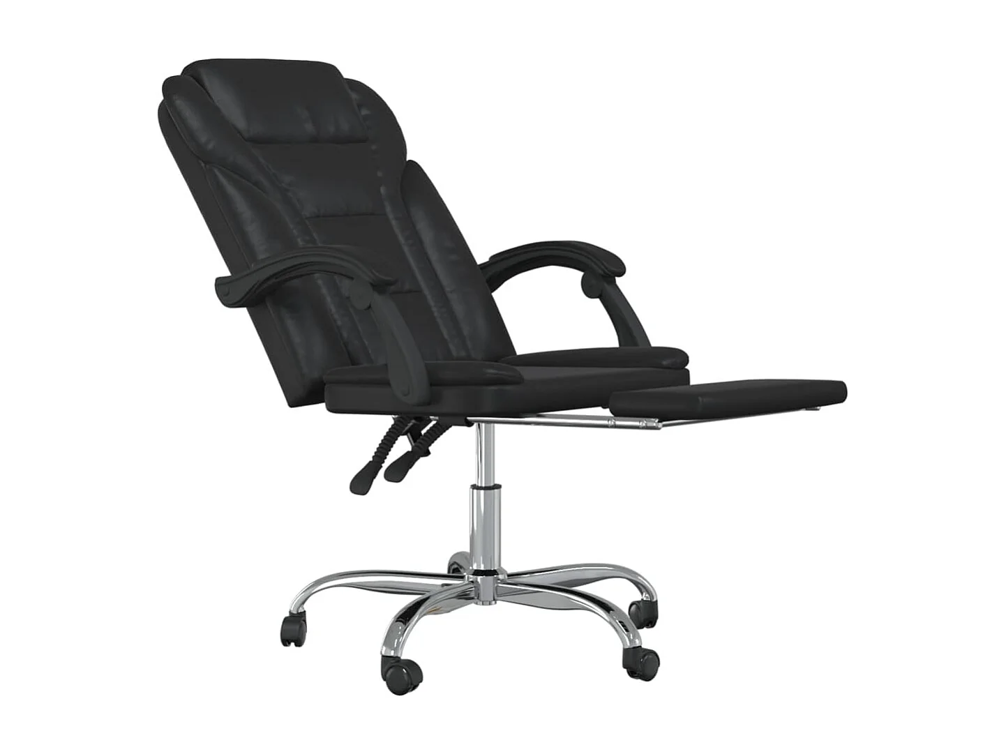 Fauteuil inclinable de bureau Noir Similicuir