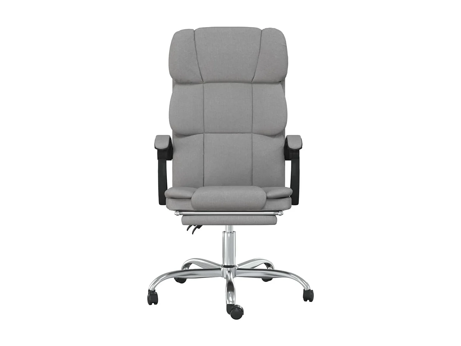 Fauteuil inclinable de bureau Gris clair Tissu