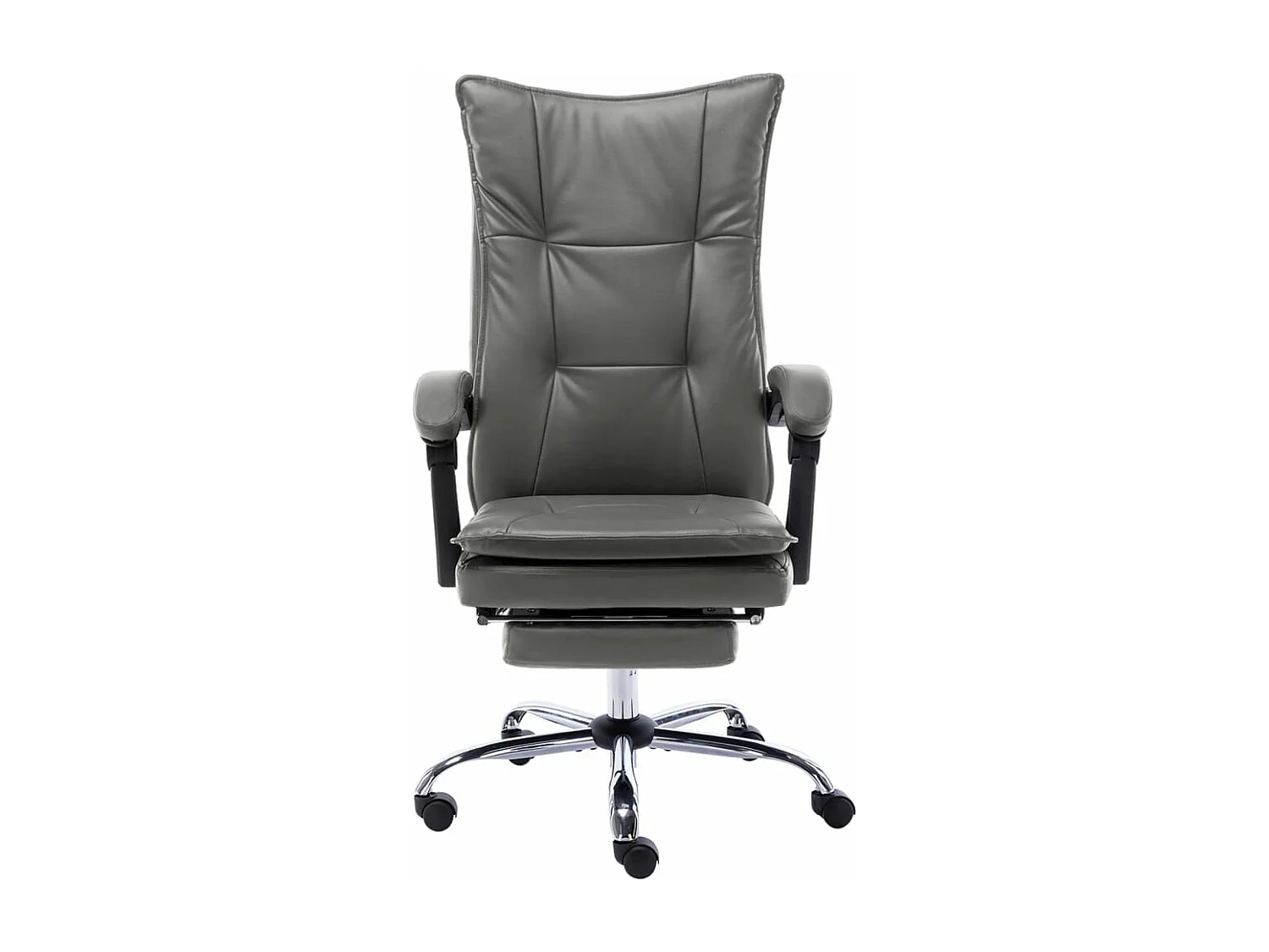 Cadeira de escritório pele sintética antracite