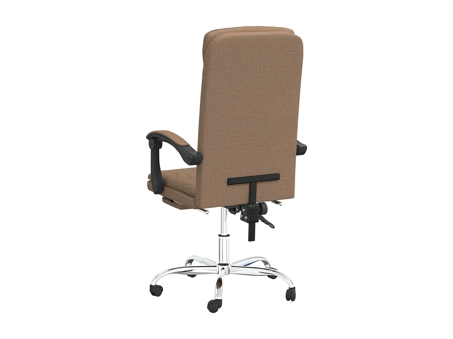 Brauner Büro-Liegestuhl aus Stoff