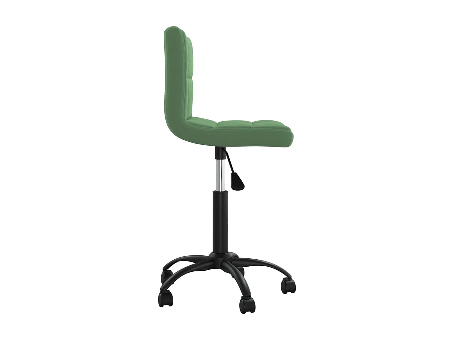 Sedia da ufficio girevole Velluto verde scuro
