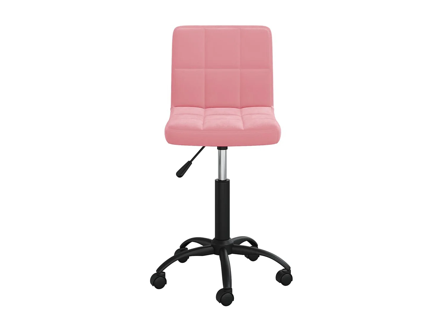 Chaise pivotante de bureau Rose Velours