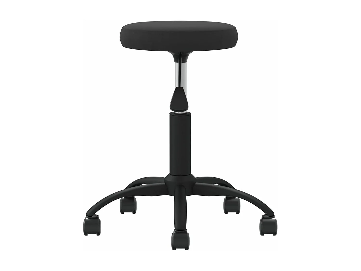 Chaise pivotante de bureau Noir Velours