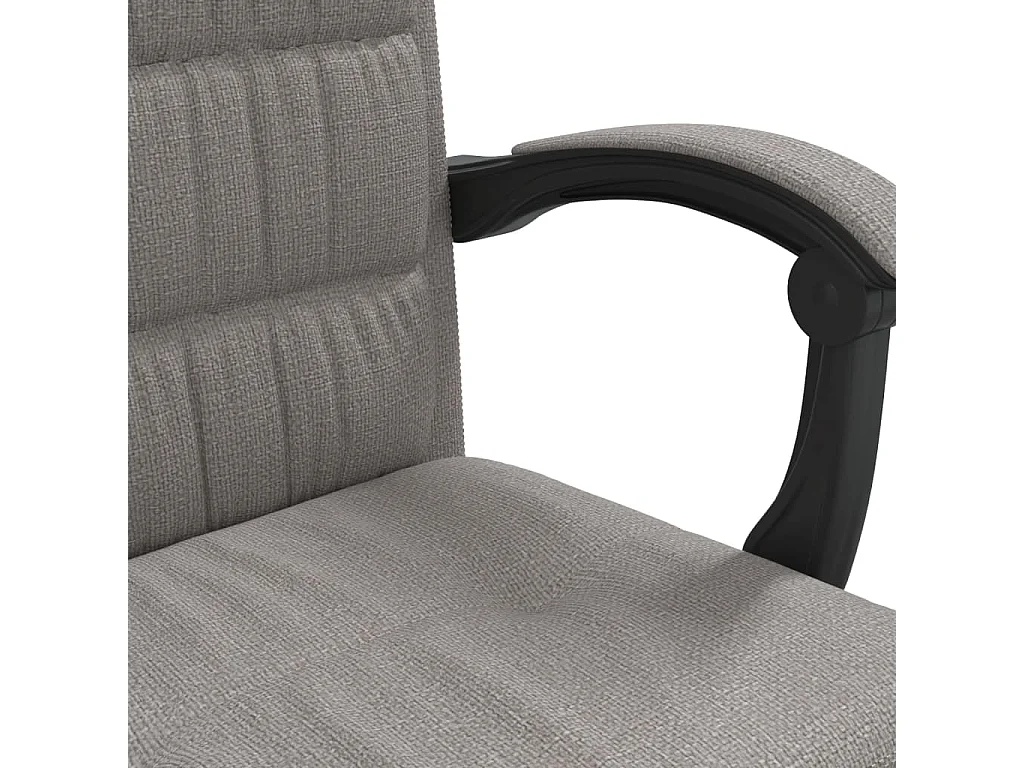 Fauteuil inclinable de bureau Taupe Tissu