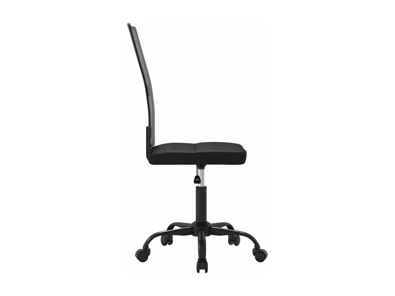 Silla de oficina de malla negra