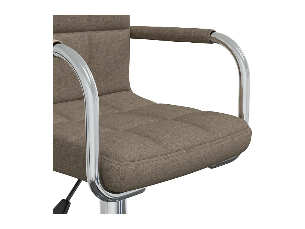 Silla de oficina giratoria Tela topo