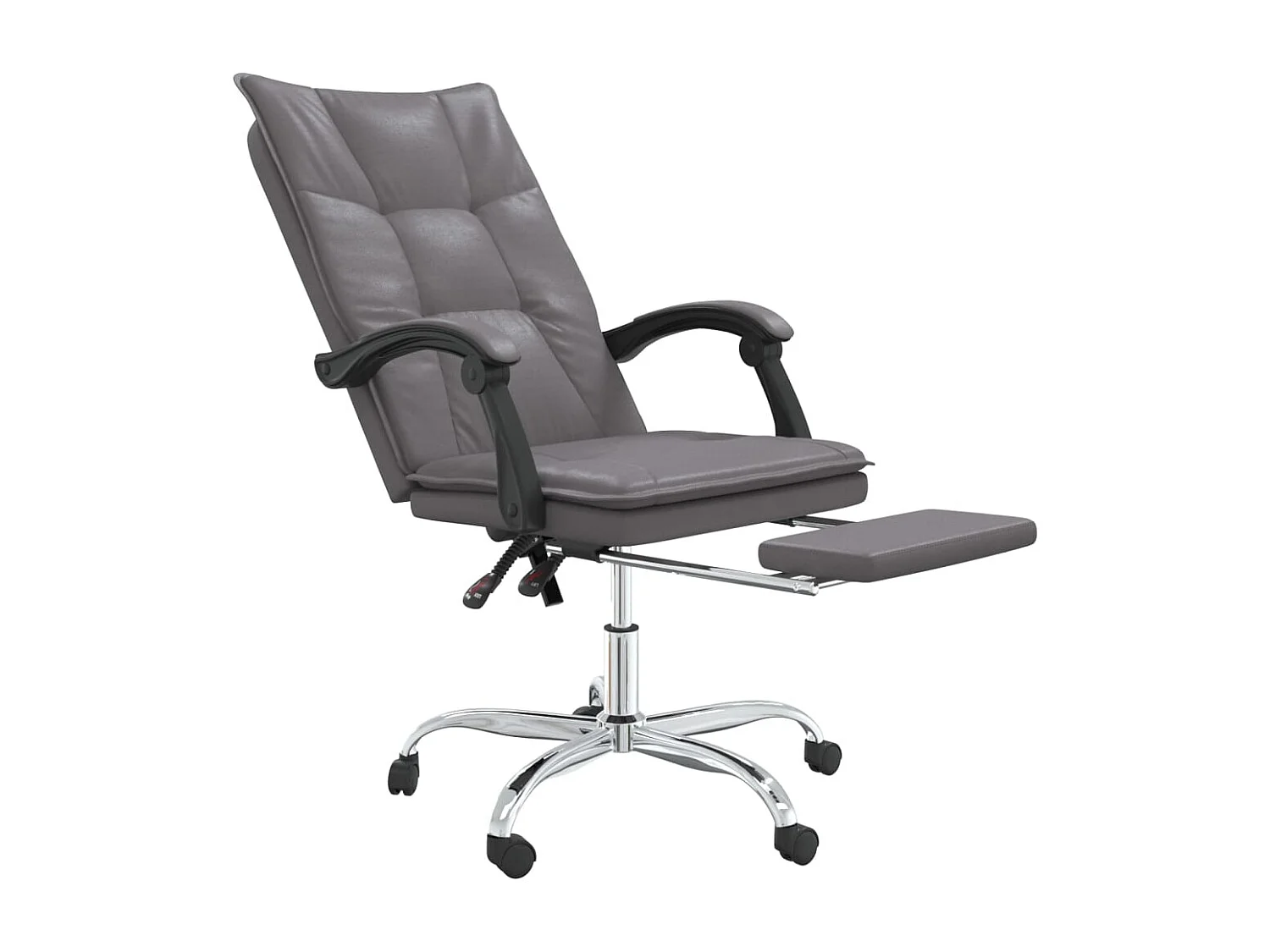 Fauteuil inclinable de bureau Gris Similicuir