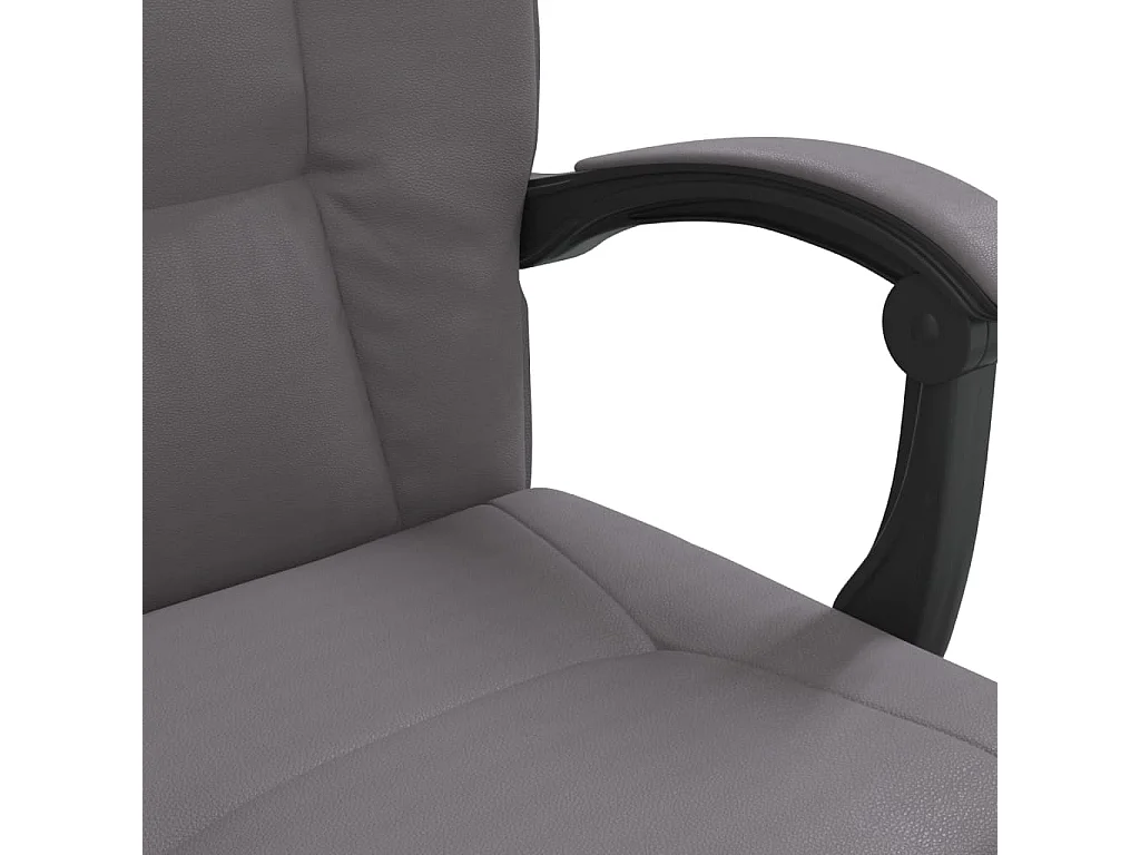 Fauteuil inclinable de bureau Gris Similicuir
