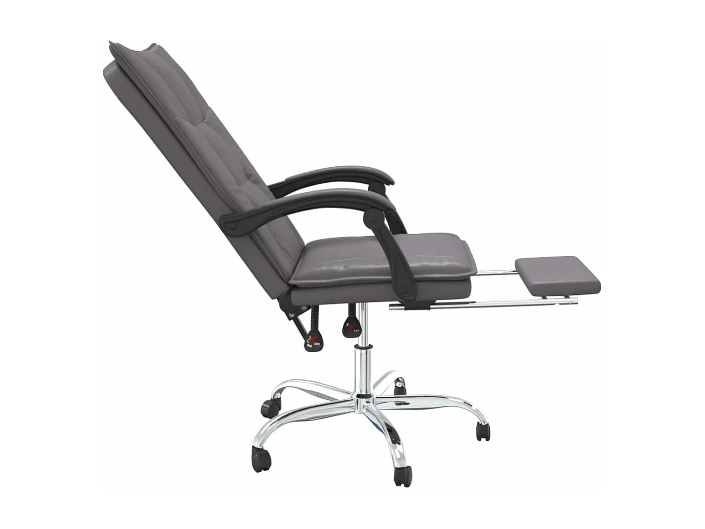 Fauteuil inclinable de bureau Gris Similicuir