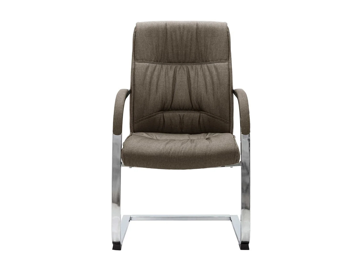 Cadeira de escritório cantilever Tecido Taupe