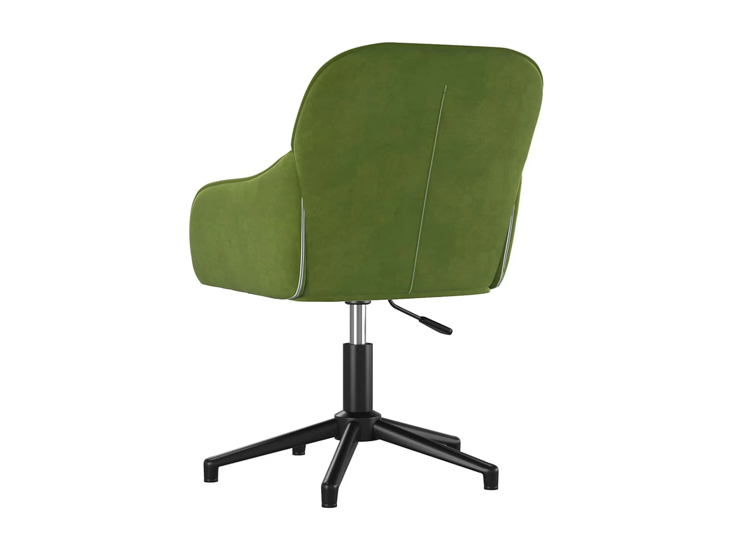 Sedia da ufficio girevole Velluto verde chiaro